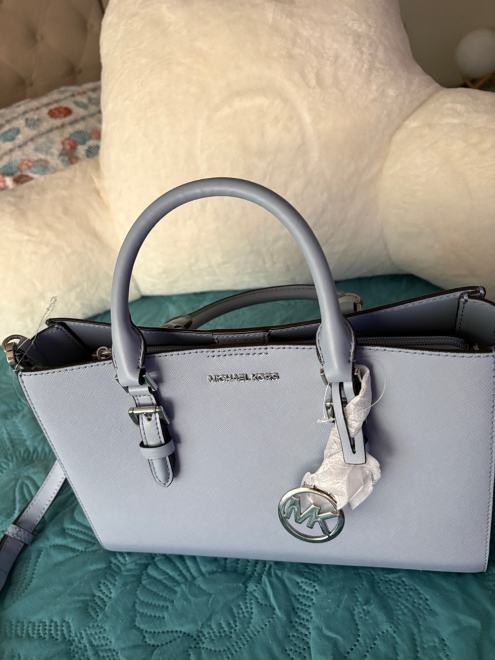 NWOT CHARLOTTE MICHAEL KORS 2 FOR 1 TOTE & MED BAG - Picture 13 of 16